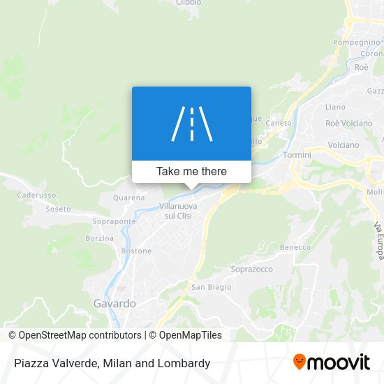 Piazza Valverde map