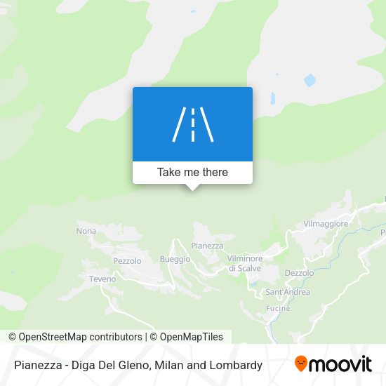 Pianezza - Diga Del Gleno map