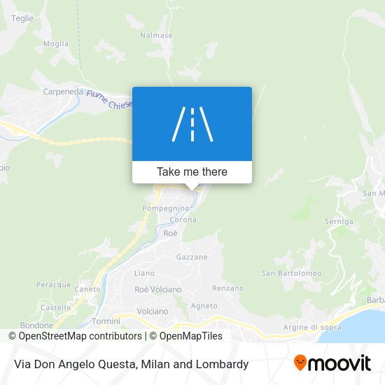 Via Don Angelo Questa map