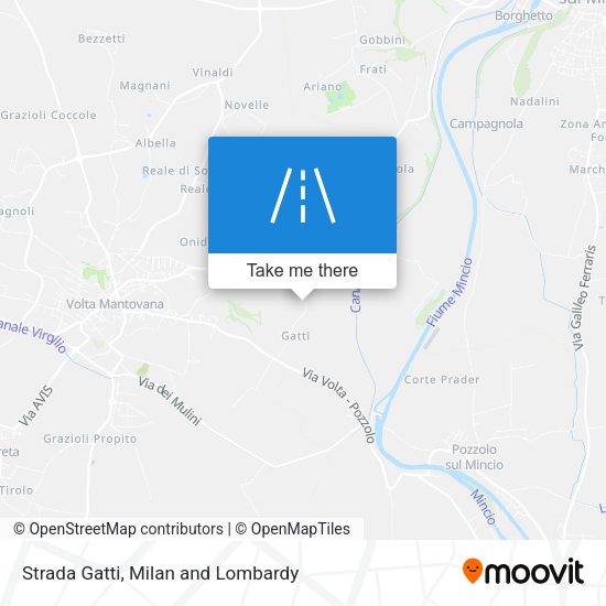 Strada Gatti map