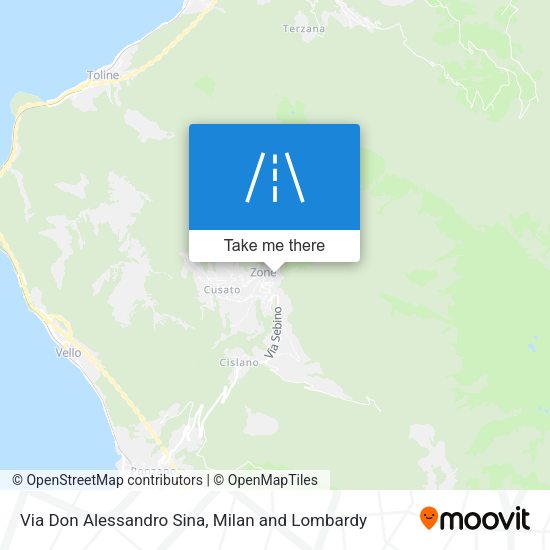 Via Don Alessandro Sina map