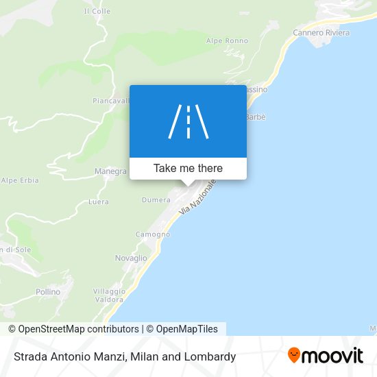 Strada Antonio Manzi map