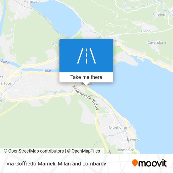 Via Goffredo Mameli map