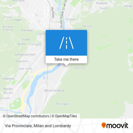 Via Provinciale map