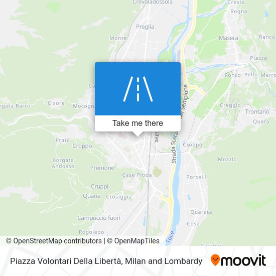 Piazza Volontari Della Libertà map