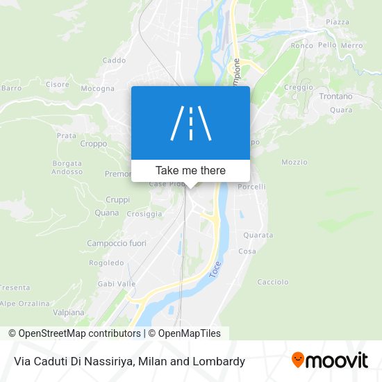 Via Caduti Di Nassiriya map