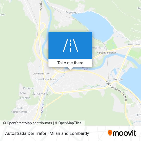 Autostrada Dei Trafori map