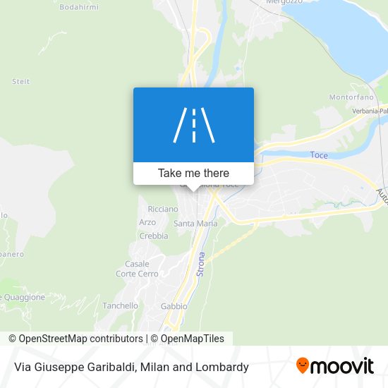 Via Giuseppe Garibaldi map