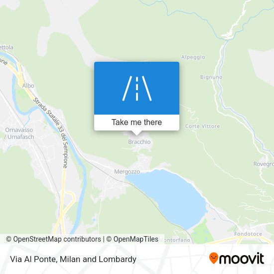 Via Al Ponte map