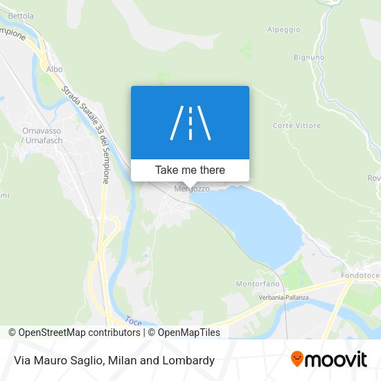 Via Mauro Saglio map