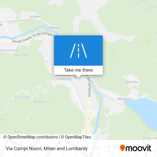 Via Campi Nuovi map