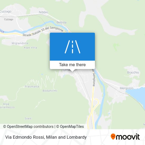 Via Edmondo Rossi map