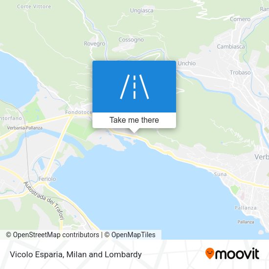 Vicolo Esparia map