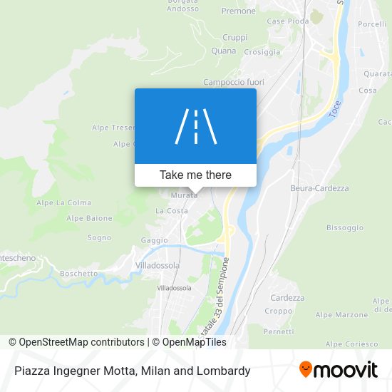 Piazza Ingegner Motta map