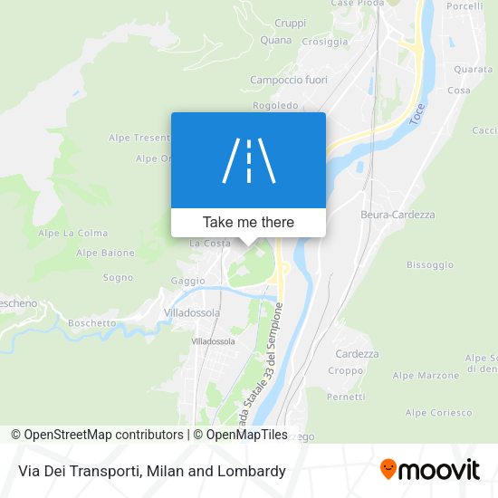 Via Dei Transporti map