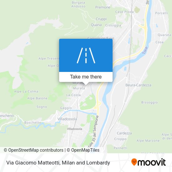 Via Giacomo Matteotti map