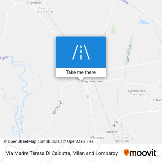 Via Madre Teresa Di Calcutta map