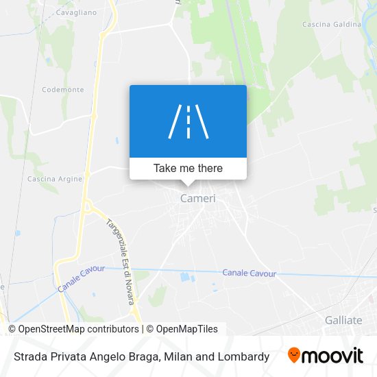Strada Privata Angelo Braga map