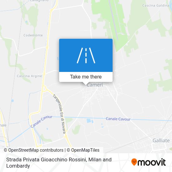 Strada Privata Gioacchino Rossini map
