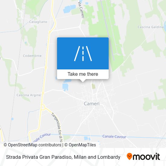 Strada Privata Gran Paradiso map