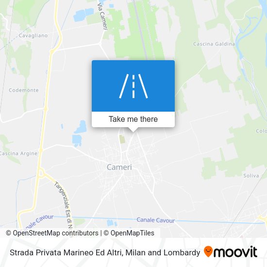 Strada Privata Marineo Ed Altri map