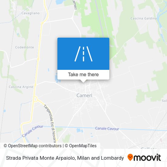 Strada Privata Monte Arpaiolo map