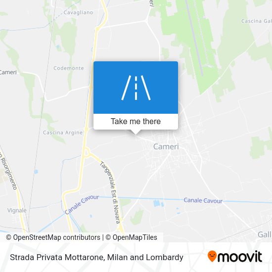 Strada Privata Mottarone map