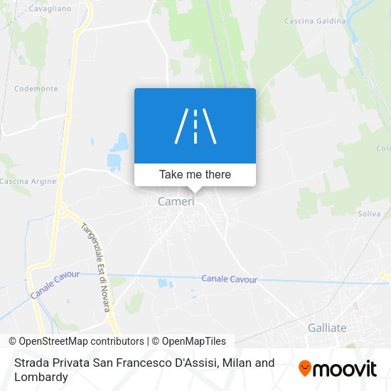 Strada Privata San Francesco D'Assisi map