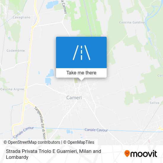 Strada Privata Triolo E Guarnieri map