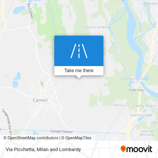 Via Picchetta map