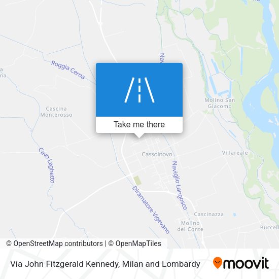 Via John Fitzgerald Kennedy map