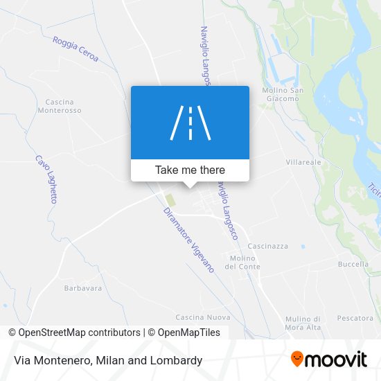 Via Montenero map