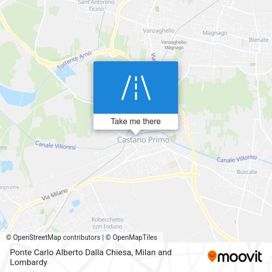 Ponte Carlo Alberto Dalla Chiesa map