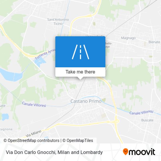 Via Don Carlo Gnocchi map
