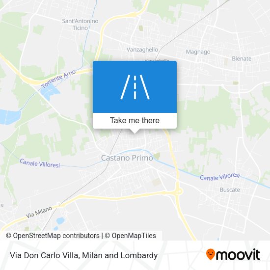 Via Don Carlo Villa map