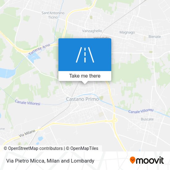Via Pietro Micca map