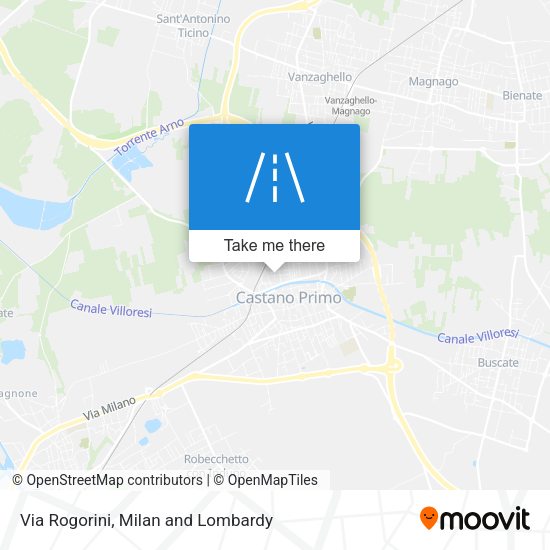 Via Rogorini map