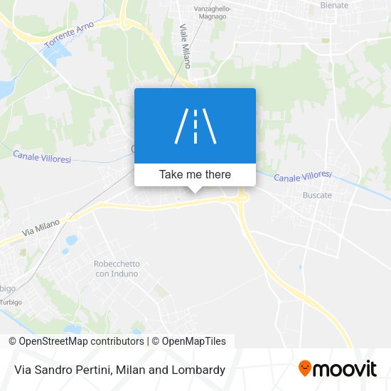 Via Sandro Pertini map