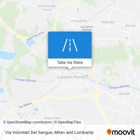 Via Volontari Del Sangue map