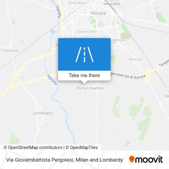 Via Giovambattista Pergolesi map