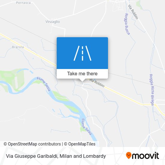 Via Giuseppe Garibaldi map