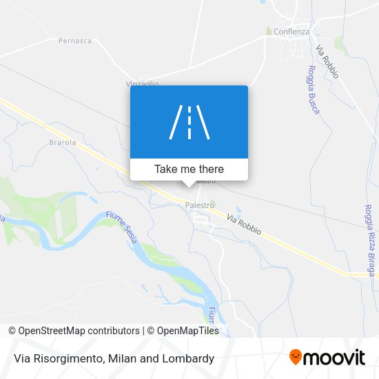 Via Risorgimento map