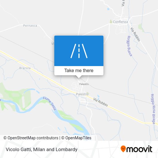 Vicolo Gatti map