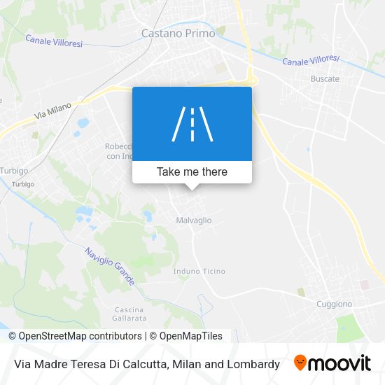 Via Madre Teresa Di Calcutta map