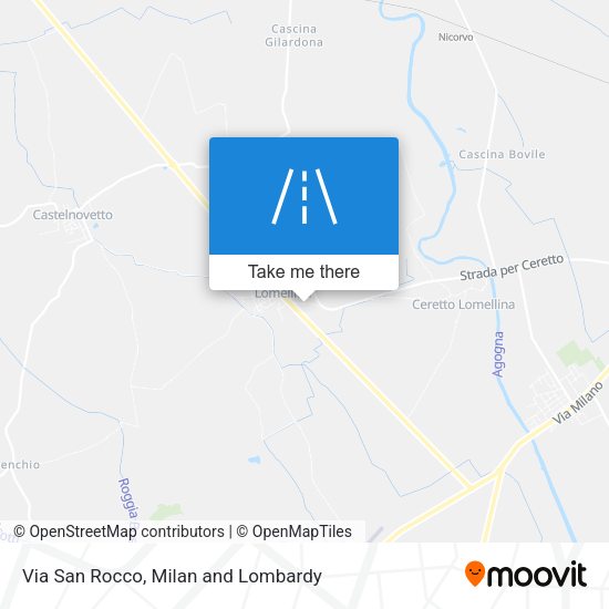 Via San Rocco map