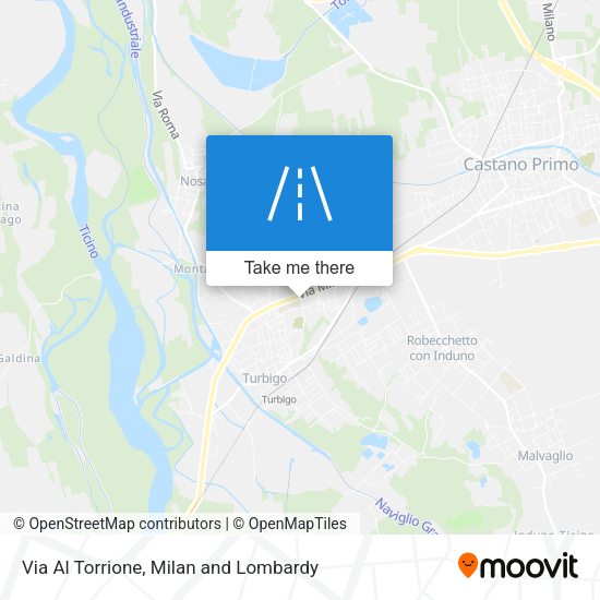Via Al Torrione map