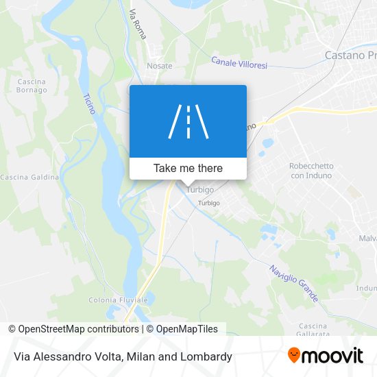 Via Alessandro Volta map