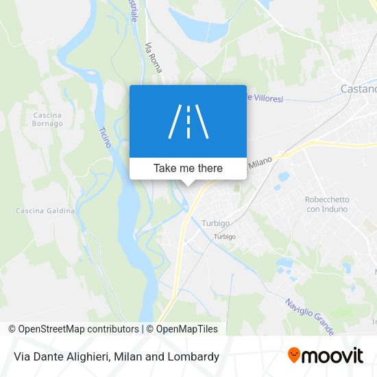 Via Dante Alighieri map