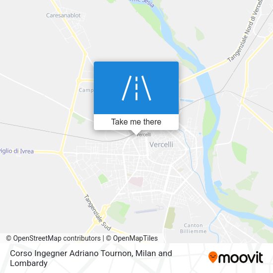 Corso Ingegner Adriano Tournon map