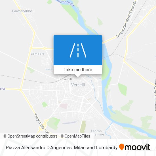 Piazza Alessandro D'Angennes map